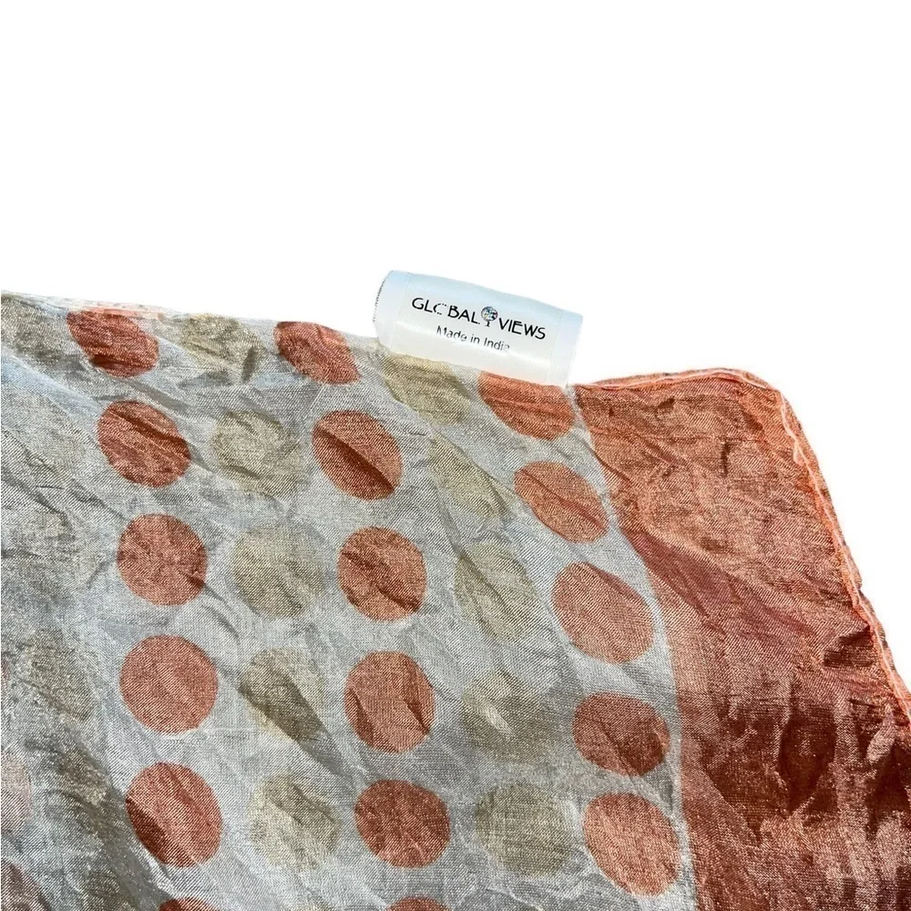 Vintage Global Views-Beautiful Scarfs Ladies Summer Casual Milti-Color Silk